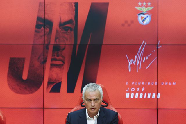 Apresentação de José Mourinho no Benfica - Foto: José Sena Goulão/LUSA