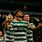 Morita, Suárez e Pedro Gonçalves festejam golo do Sporting