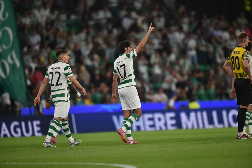 Trincão! Leão faminto ruge na Champions