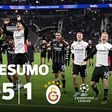 O resumo da goleada aplicada pelo Frankfurt ao Galatasaray (vídeo)