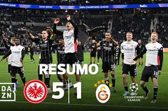 O resumo da goleada aplicada pelo Frankfurt ao Galatasaray (vídeo)