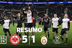 O resumo da goleada aplicada pelo Frankfurt ao Galatasaray (vídeo)