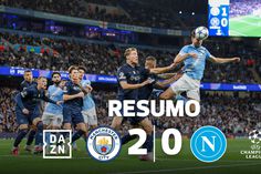 Di Lorenzo dá ajuda e Man. City entra na Champions a vencer
