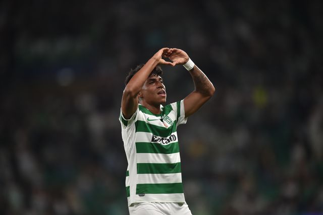 Alisson festeja o 3-0 em Alvalade - Foto: Miguel Nunes