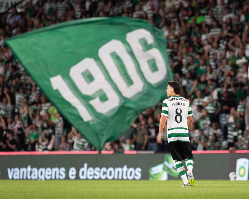 Pedro Gonçalves com a camisola do Sporting
