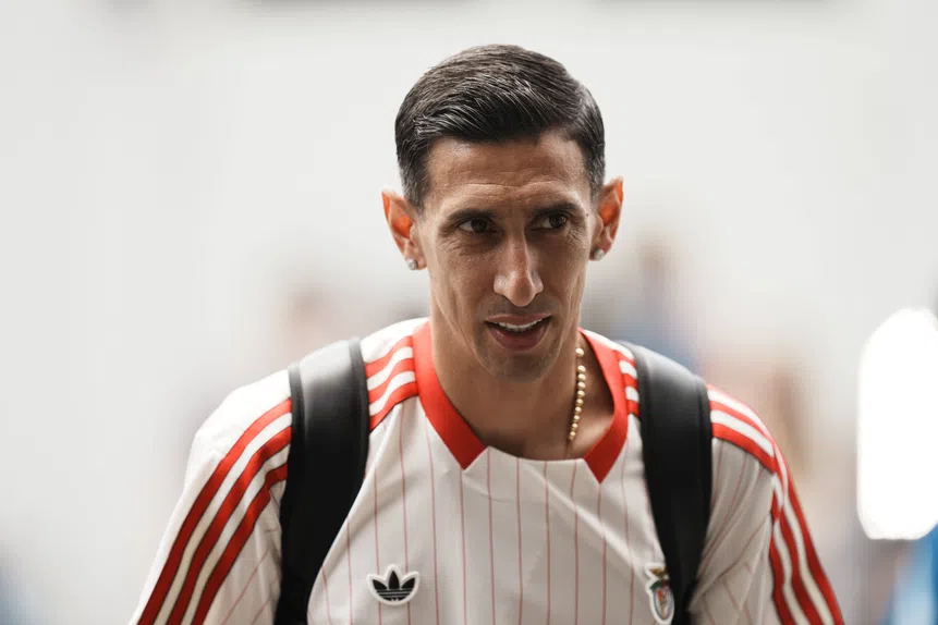 Mourinho chega! Di María e Pimenta em êxtase