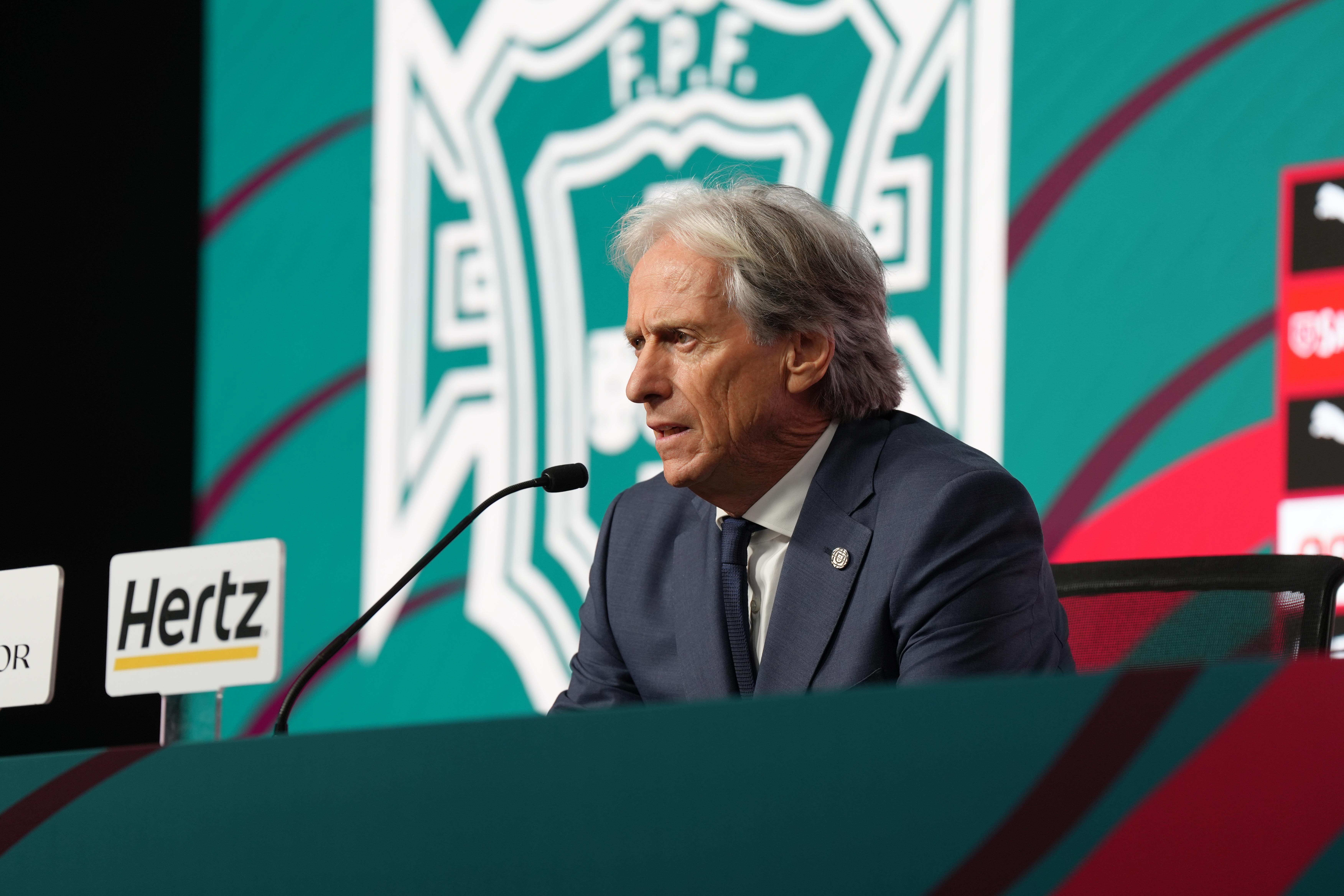 As imagens do primeiro anúncio de uma convocatória da Seleção por Jorge Jesus (foto: Mariana Tenorio)