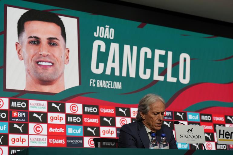 As imagens do primeiro anúncio de uma convocatória da Seleção por Jorge Jesus (foto: Mariana Tenorio)