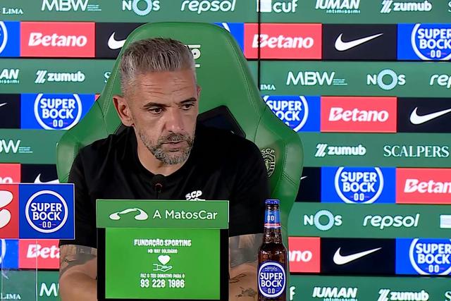 «Arouca tem feito início de época muito bom, teve o treinador do mês...»