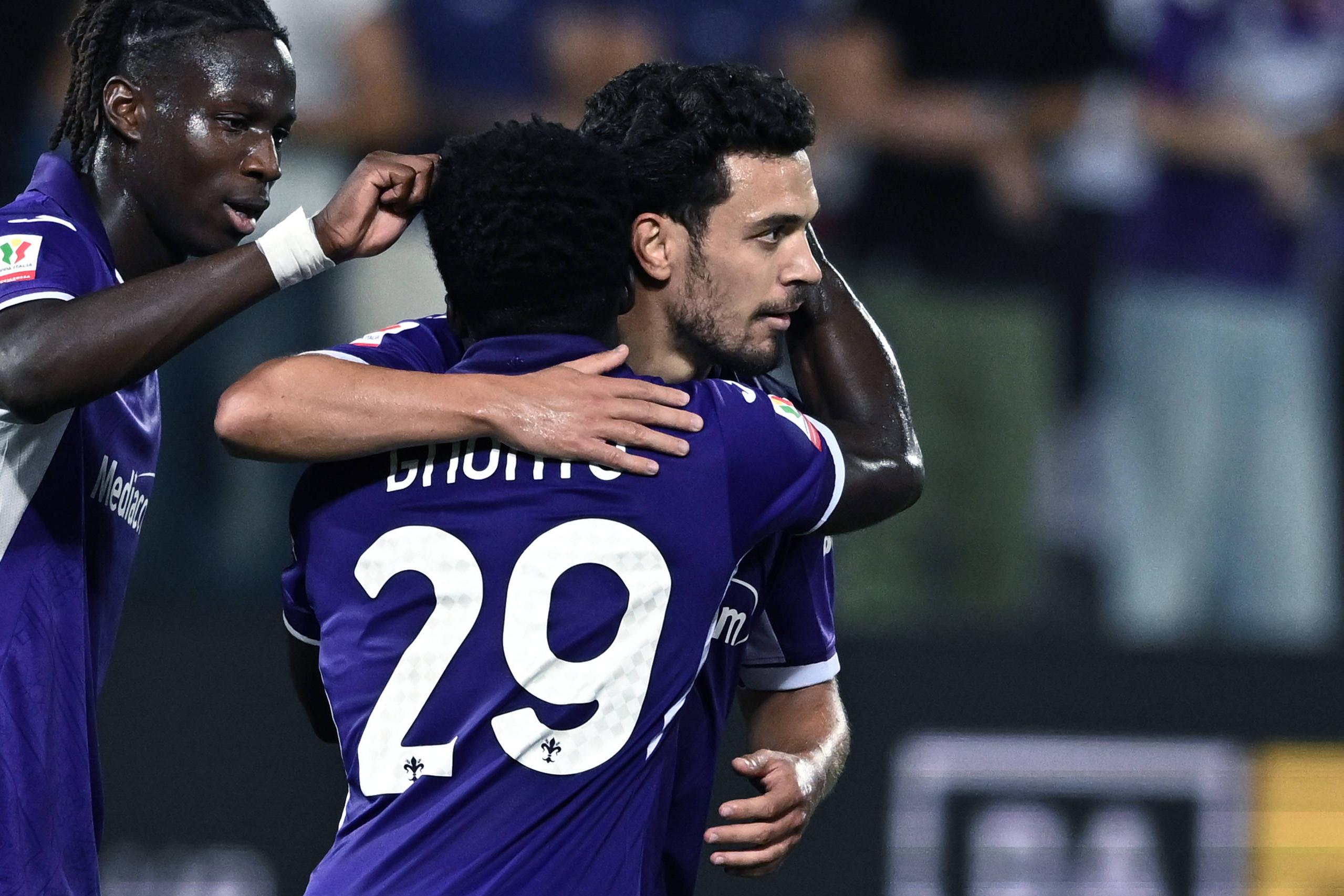 Pedro Gonçalves fez o primeiro golo pela Fiorentina no terceiro jogo