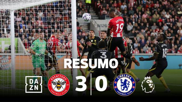Goleada do Brentford ao Chelsea com um toque português (resumo)