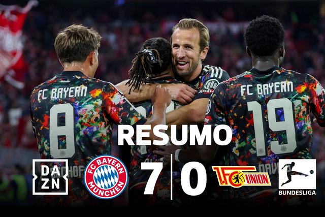 Goleada das antigas: Bayern esmaga Union com 'show' de Olise (resumo)