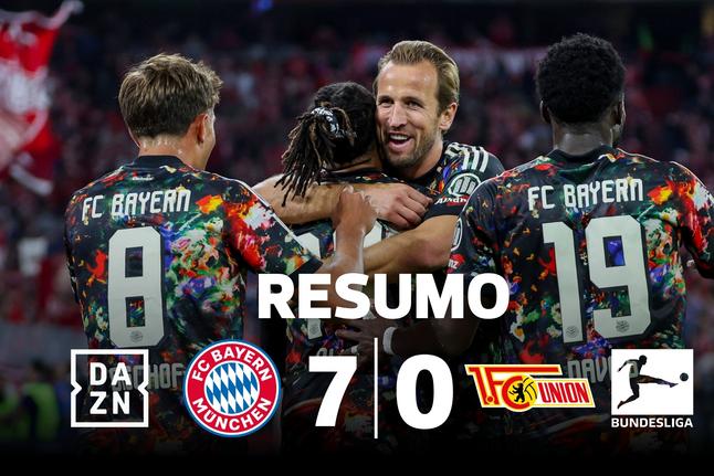 Goleada das antigas: Bayern esmaga Union com 'show' de Olise (resumo)