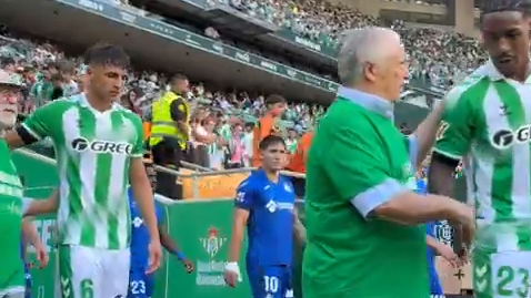 Sócios com mais de 80 anos foram 'mascotes' do Betis