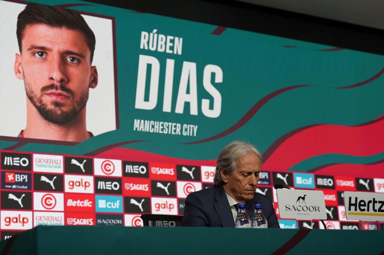 As imagens do primeiro anúncio de uma convocatória da Seleção por Jorge Jesus (foto: Mariana Tenorio)