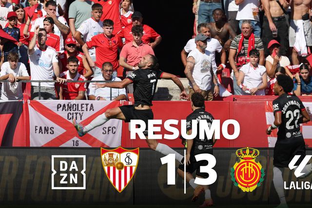 Sevilha surpreedido em casa: em dez minutos Maiorca vira 0-1 para 3-1