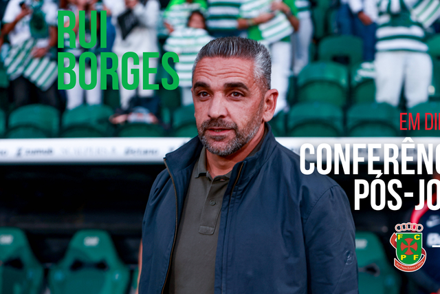 EM DIRETO: Rui Borges analisa jogo em Paços de Ferreira