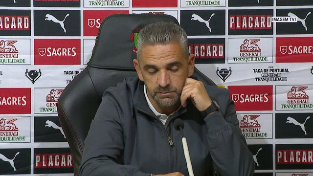 Rui Borges «duplamente feliz» pelo golo do filho na Taça de Portugal