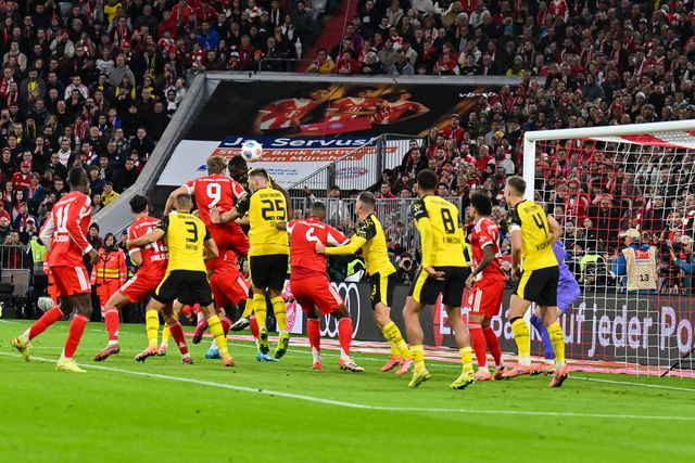 Harry Kane abriu caminho à vitória do Bayern no clássico frente ao Dortmund. FOTO IMAGO