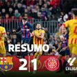 Barcelona vence com sofrimento antes do clássico (resumo)