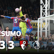 Seis golos, 'um hat-trick' e drama tardio: o resumo do Bournemouth-Crystal Palace