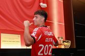 Federico Coletta na apresentação no Benfica - Foto SL BENFICA
