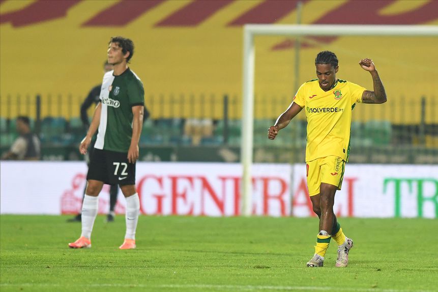 Ronaldo Lumungo foi o autor do segundo golo do Paços na receção ao Sporting, em jogo da 3.ª eliminatória da Taça de Portugal - Foto: Rogério Ferreira (Kapta+)