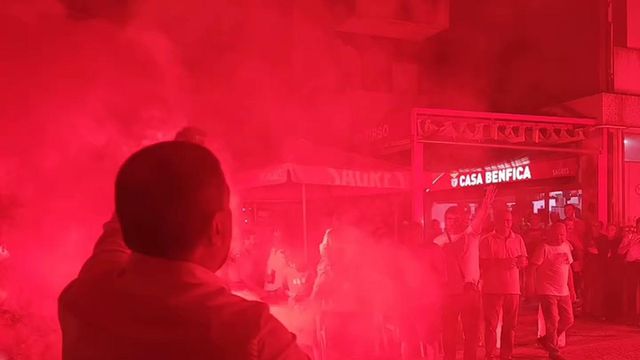 Cristóvão Carvalho em ação de campanha em Santo Tirso