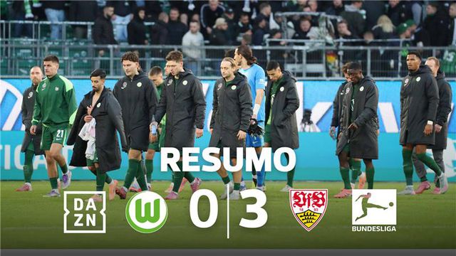 Estugarda domina em casa do Wolfsburgo e Tiago Tomás marca à ex-equipa