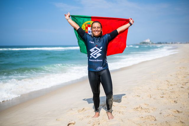 Aos 27 anos, 'Yoyo' alcançou o sonho de entrar no circuito mundial. Foto Thiago Diz/WSL