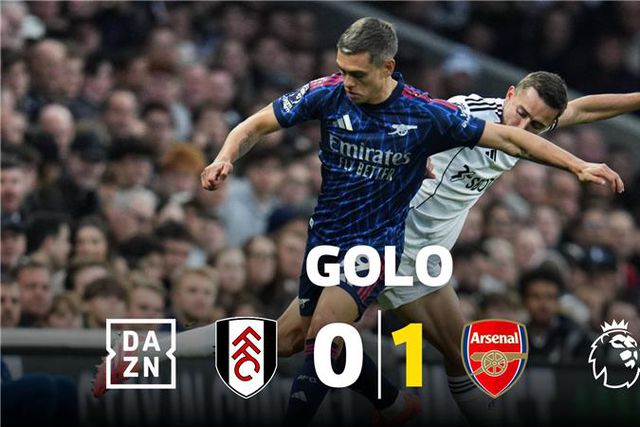 Sétimo golo do Arsenal de canto na Premier League... e é de Trossard