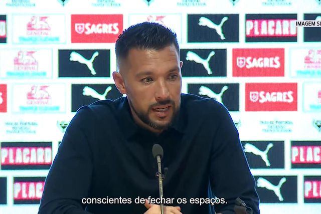 Farioli explica vantagem mínima ao intervalo: «Mérito para o adversário»