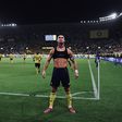 Cristiano Ronaldo a festejar com os adeptos - Foto: X/Al Nassr