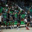 Equipa de basquetebol do Sporting não ganhou para o susto      Fotografia Sporting CP