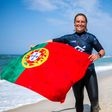 A surfista Yolanda Hopkins venceu o CS Saquarema Pro no Brasil e qualificou-se para o circuito mundial de surf 2026. Foto WSL