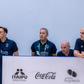 A equipa técnica da seleção nacional de hóquei em patins, liderada por Reinaldo Ventura (FPP)