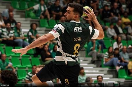 Jan Gurri, jogador de andebol do Sporting (foto SCP)