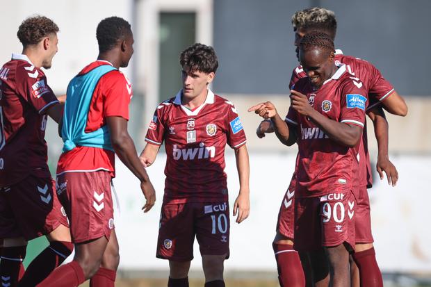 Boakye festeja o primeiro golo da partida