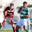 Simo Bouzaidi foi a figura do jogo ao assinar um golo e uma assistência (Foto Rui Minderico/LUSA)