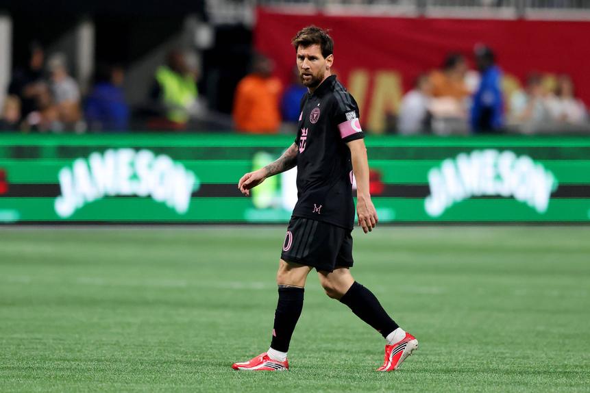 Messi com a camisola do Inter Miami