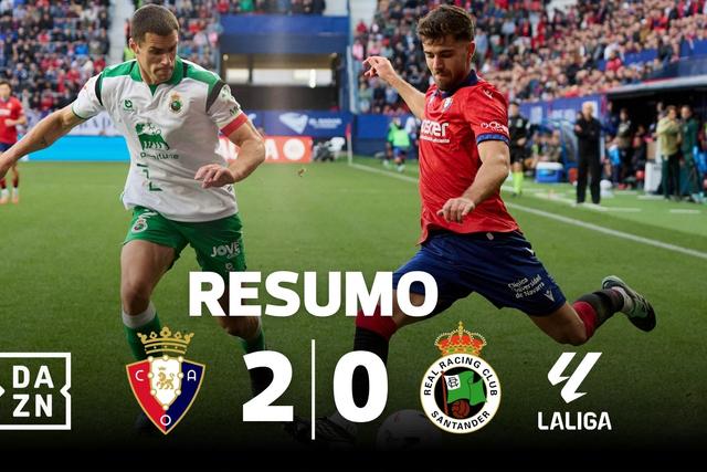 Um mês e meio depois, Osasuna volta a sorrir na LaLiga (resumo)