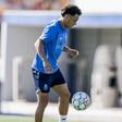 Pepê no treino matinal do Olival - foto: FC Porto