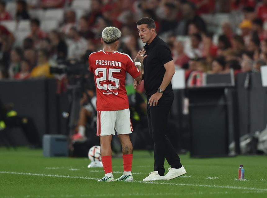 Prestianni e Marco Silva - Foto: Miguel Nunes