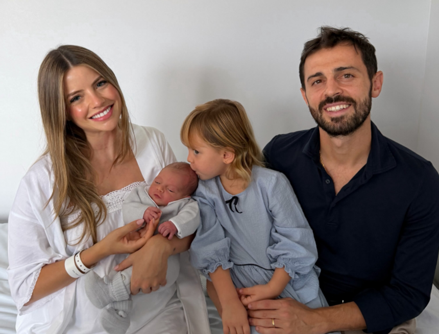 Inês Degener Thomaz, Bernardo, Carlota e Bernardo Silva (Foto: Instagram/Inês Degener Thomaz)