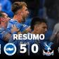 Com golaço do meio-campo, Brighton atropela Crystal Palace (resumo)