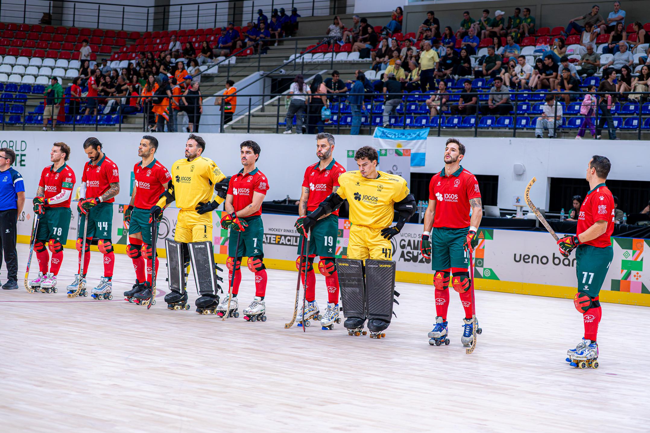 Equipa de Portugal de hóquei em patins no Mundial de 2026 (foto FPP)