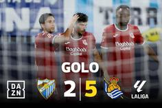 Guedes contribuiu para o festival ofensivo da Real Sociedad