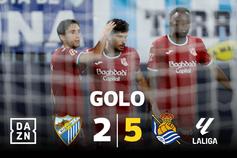 Guedes contribuiu para o festival ofensivo da Real Sociedad
