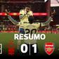 Golo na reta final mantém Arsenal na perseguição ao Man.City