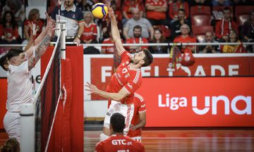 Benfica vence V. Guimarães e mantém pleno no campeonato de voleibol